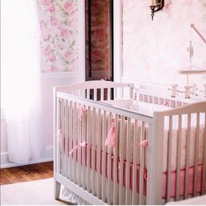 Pottery Barn Kids Crib Bumper and Quilt